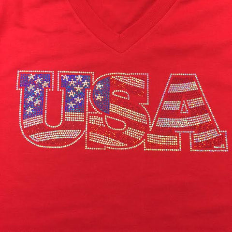 Flag USA - Fourth of July T-shirt