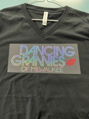 Dancing Grannies Spangled Tee (Crew Neck)