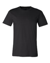 Lake Denoon Timberwolves Spangled Black Crew Neck Tee Shirt