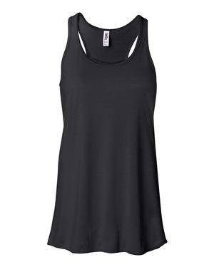 Screaming Eagles Black Flowy Racerback Tank