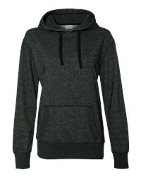 Horning Sparkle Spangle Hooded Black Sweatshirt