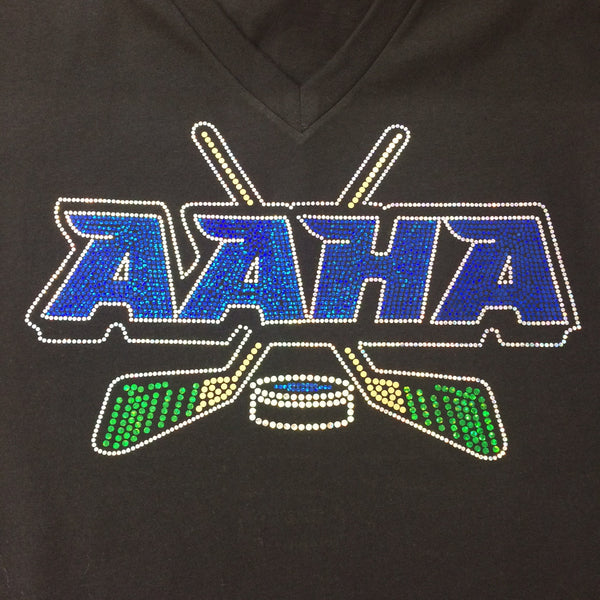AAHA or Appleton Hockey YOUTH Sparkle Spangle Hoodie