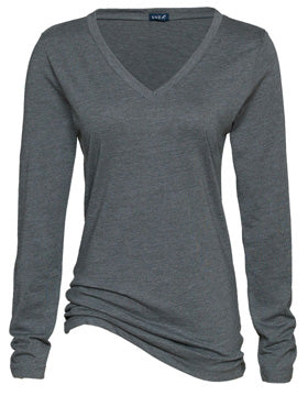 Reign Spangle Ladies Long Sleeve V-neck Tee
