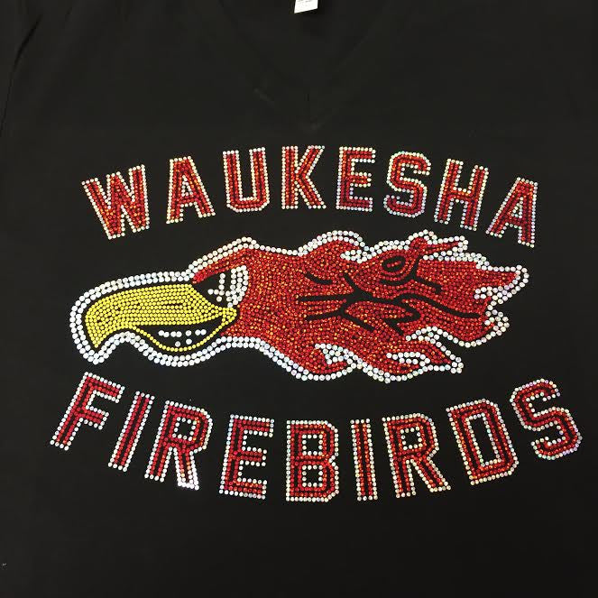 Waukesha Firebirds  "Bird" V-Neck Tee