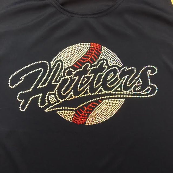 Hitters Spangled Youth Flowy Racerback Tank
