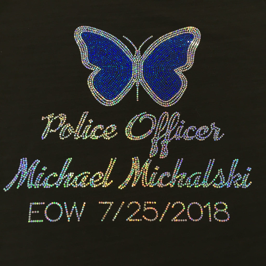 Officer Michael Michalski Sparkle Spangle Hoodie