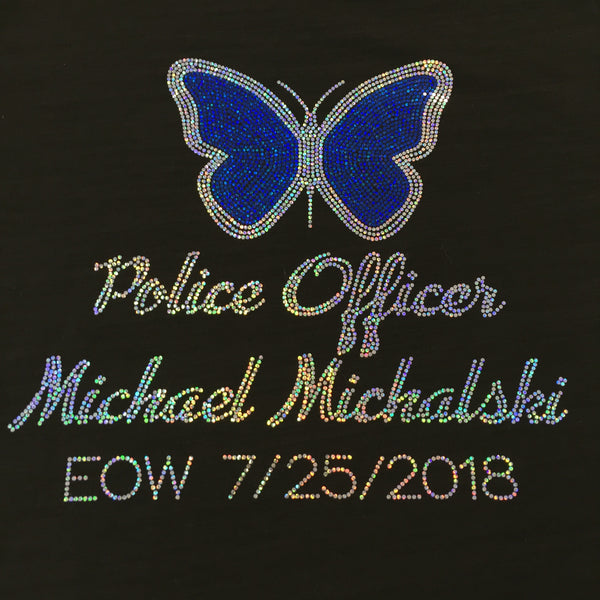 Officer Michael Michalski Spangle Triblend Tee