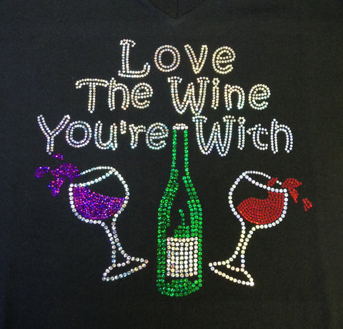 Love the Wine You're With V-neck T-shirt